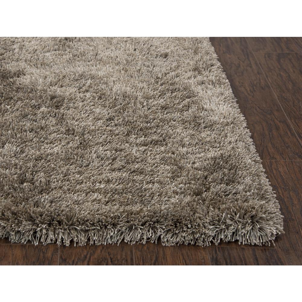 Hand Tufted Cut Pile Polyester Rug, 7'6" x 9'6". Picture 3