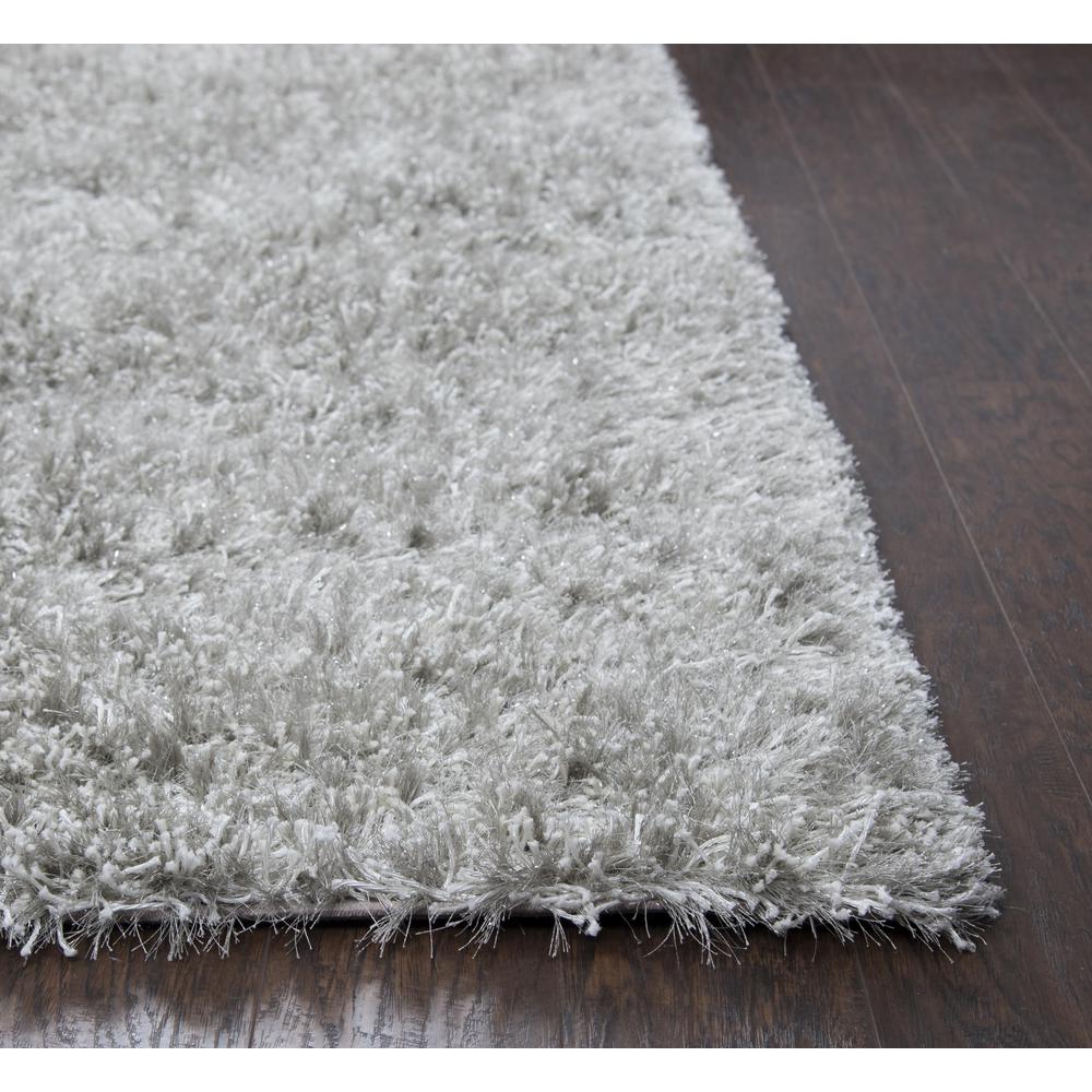 Hand Tufted Cut Pile Polyester/ Lurex Rug, 3'6" x 5'6". Picture 2