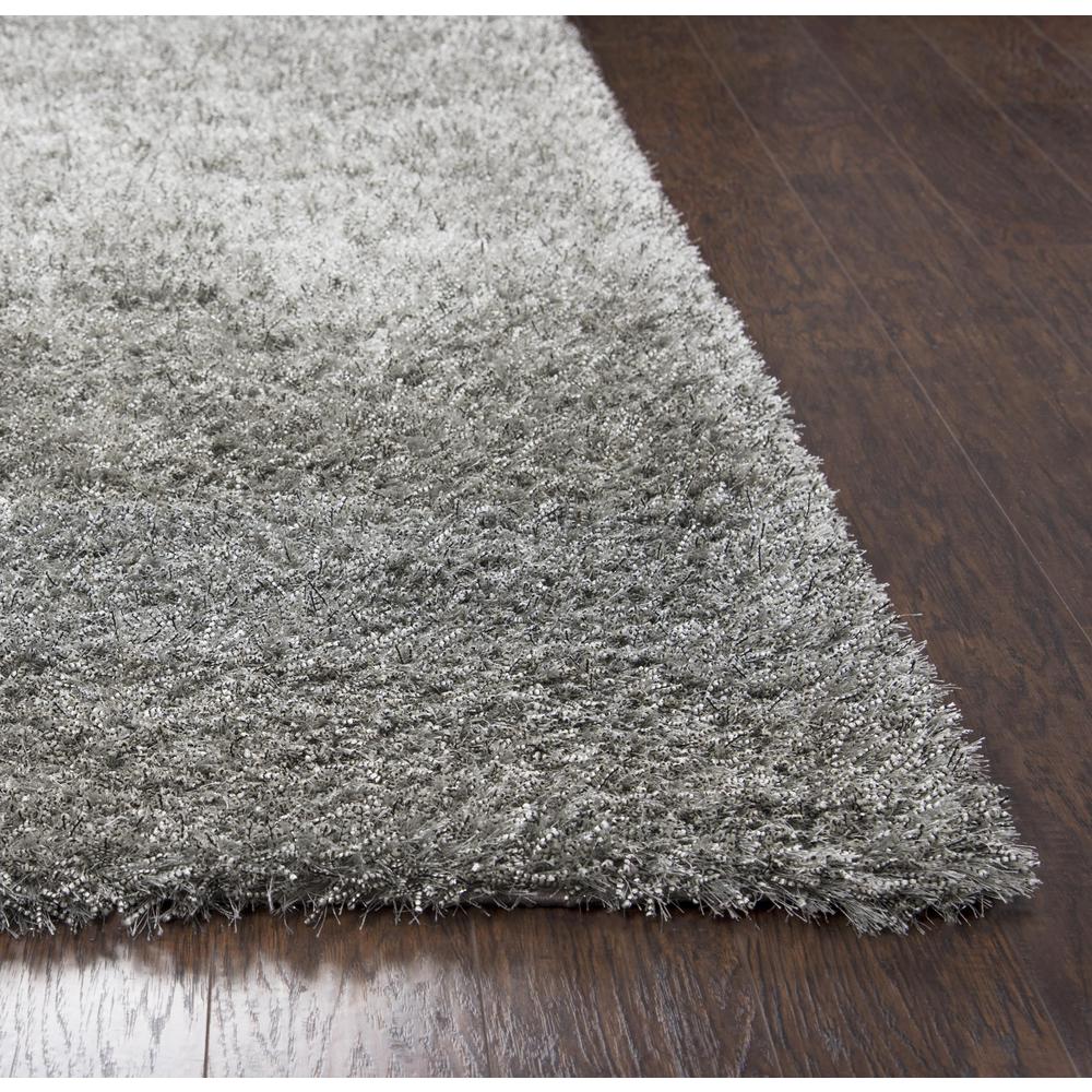 Hand Tufted Cut Pile Polyester/ Lurex Rug, 3'6" x 5'6". Picture 2