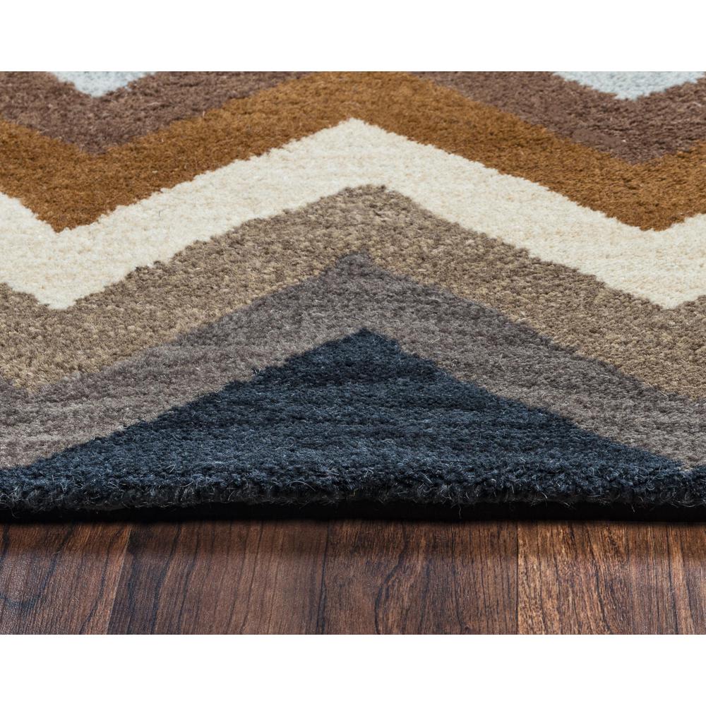 Hand Tufted Cut Pile Wool Rug, 3' x 5'. Picture 6