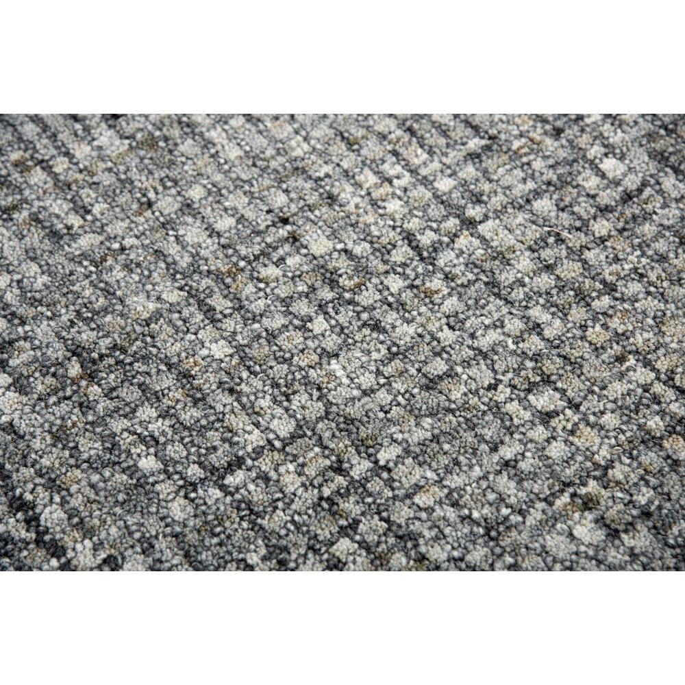 Hand Tufted Cut & Loop Pile Wool Rug, 2'6" x 8'. Picture 4