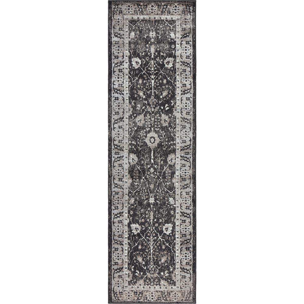 Swagger Black 7'10" x 10'10" Power-Loomed Rug- SW1004. Picture 14