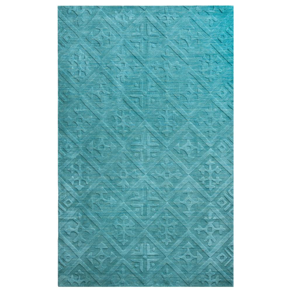 Technique Blue 8' x 10' Hand Loomed Rug- TC8272. Picture 3