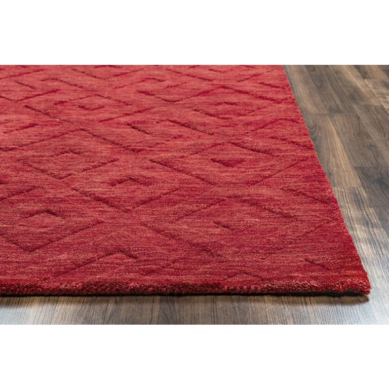 Technique Red 8' x 10' Hand Loomed Rug- TC8289. Picture 8