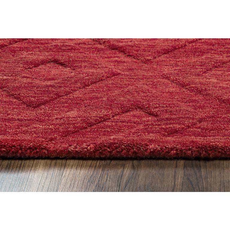 Technique Red 8' x 10' Hand Loomed Rug- TC8289. Picture 11