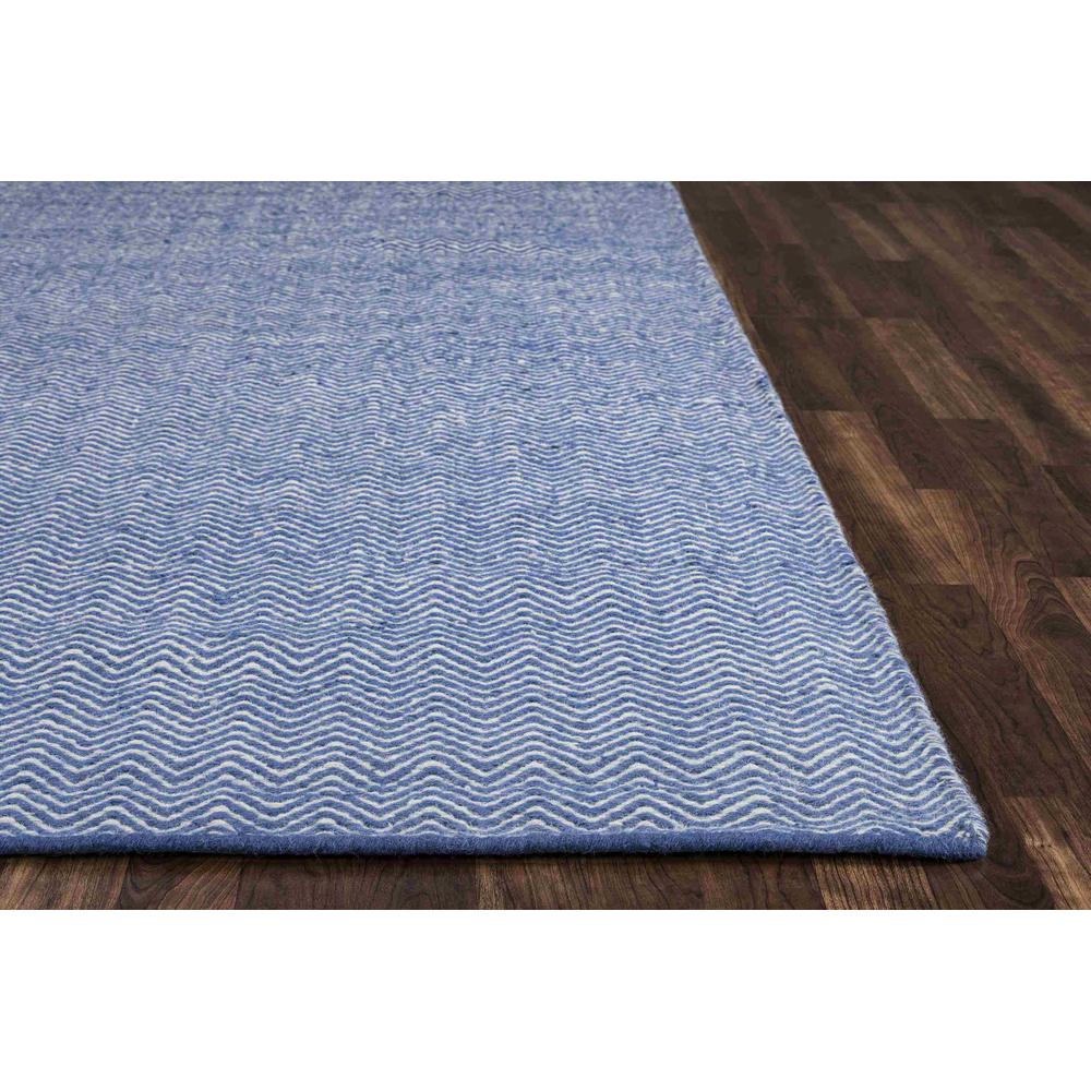 Twist Blue 3' x 5' Hand Woven Rug- TW2922. Picture 3