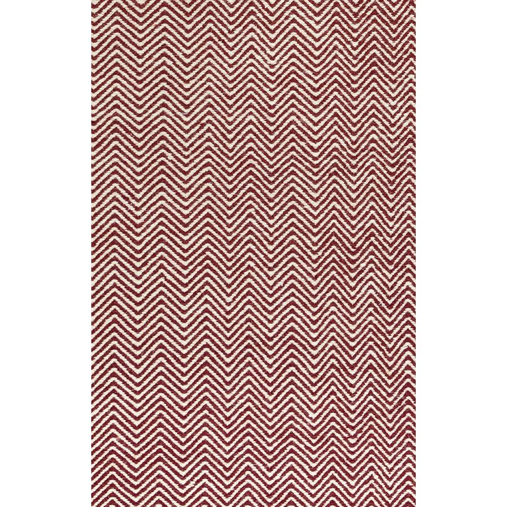 Twist Red 3' x 5' Hand Woven Rug- TW2967. Picture 4