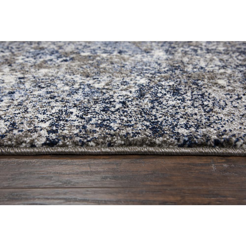 Venice Gray 8'10"x11'10" Power-Loomed Rug- VI1003. Picture 5