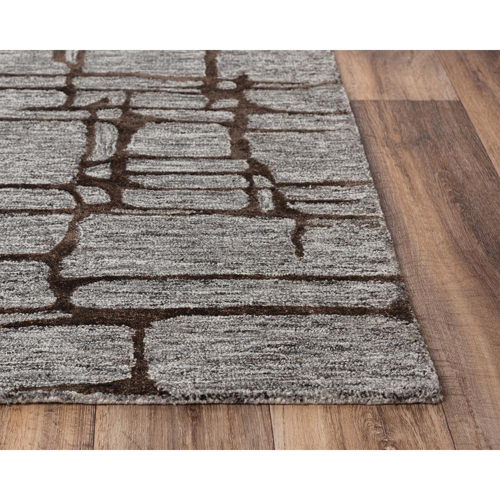 Winston Gray 7'9" x 9'9" Hand-Tufted Rug- WST104. Picture 6
