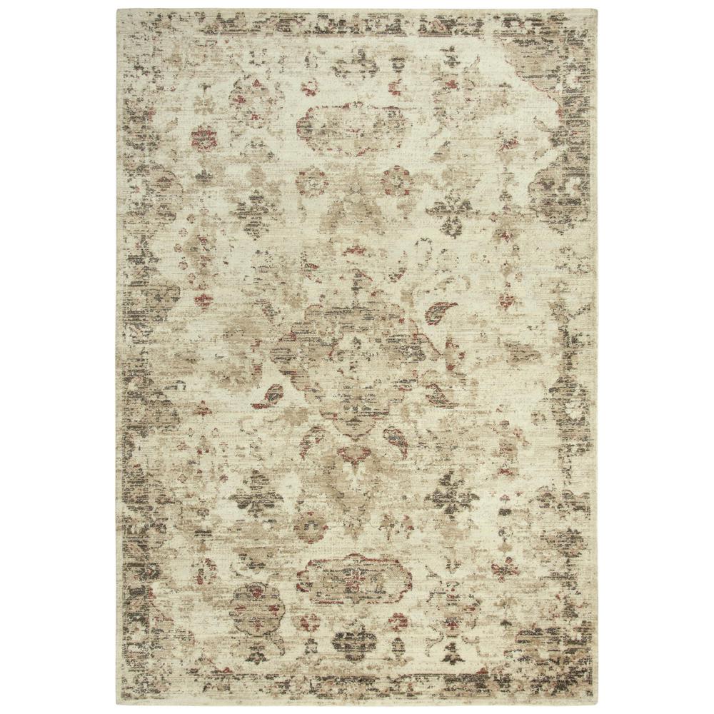 Hybrid Cut Pile Wool Rug, 5' x 8'. Picture 1