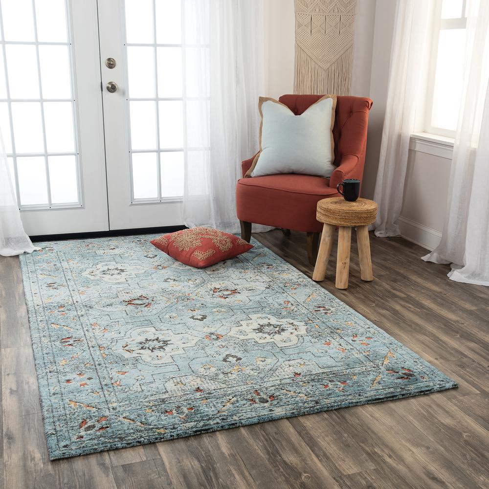 Alure Blue 8' x 10' Hybrid Rug- 009110. Picture 12