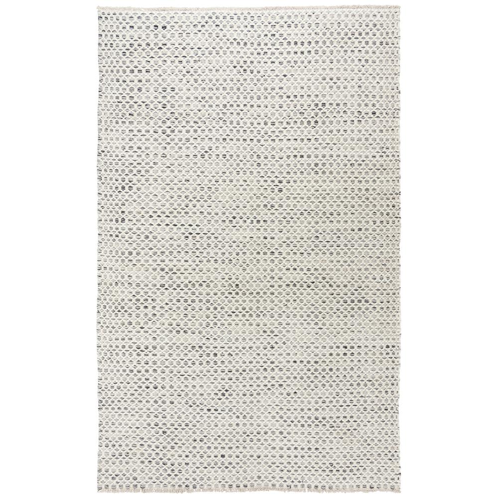 Hand Woven Loop Pile Wool Rug, 5' x 7'6". Picture 12