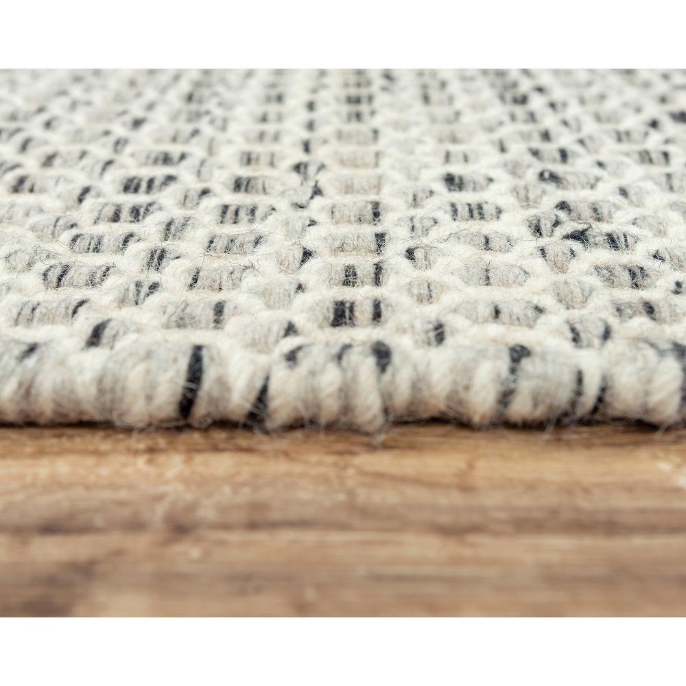 Hand Woven Loop Pile Wool Rug, 5' x 7'6". Picture 13