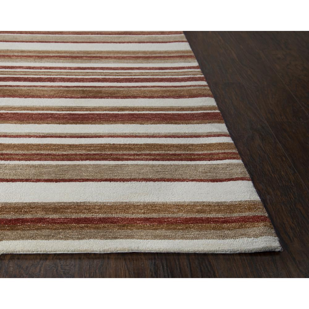 Bermuda Red 7'6"X9'6" Hand-Tufted Rug- BMD106. Picture 1