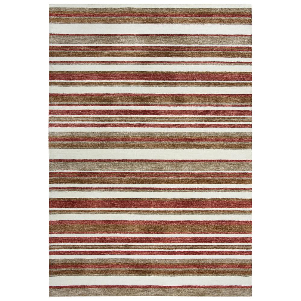 Bermuda Red 7'6"X9'6" Hand-Tufted Rug- BMD106. Picture 11