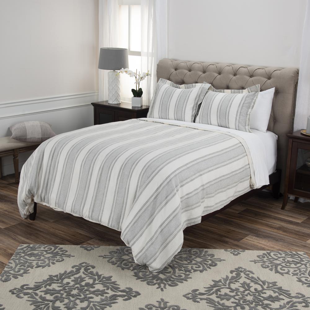 Rizzy Home 20" x 36" King Sham- BT4010. Picture 1
