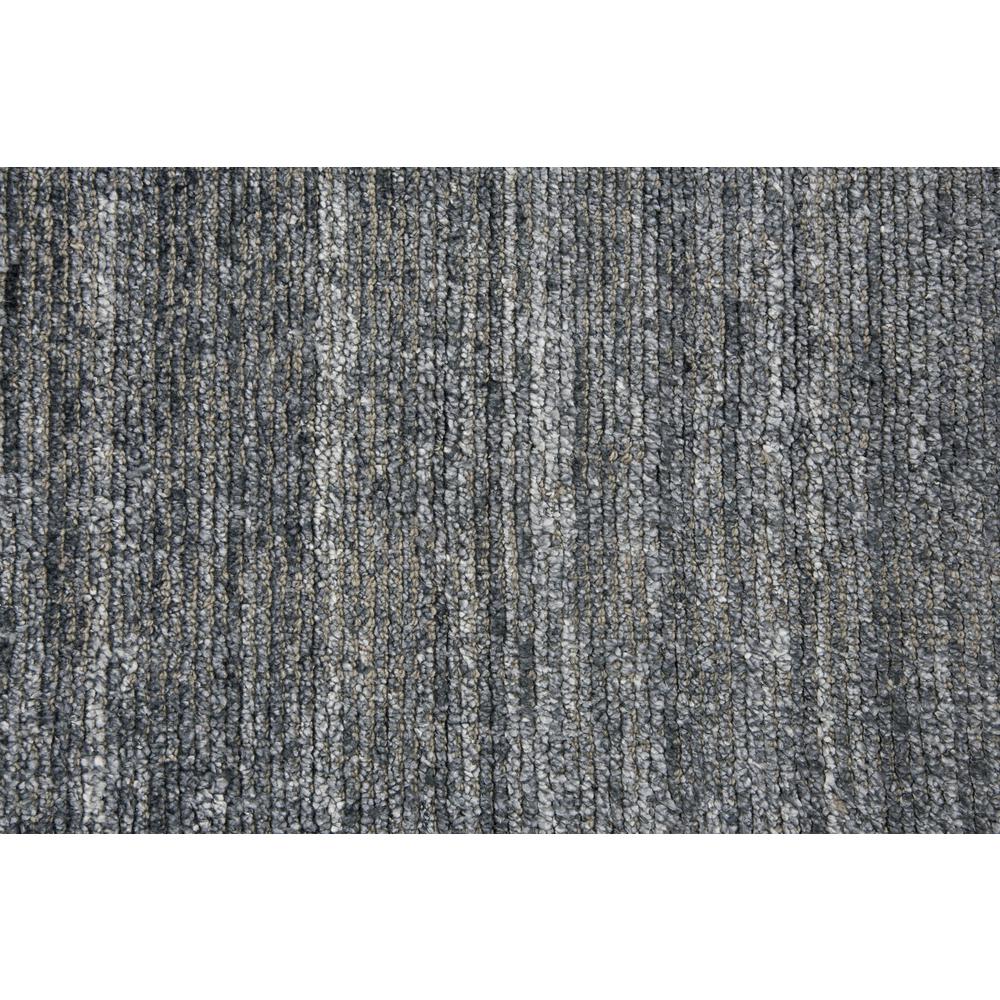 Hand Loomed Cut & Loop Pile Viscose/ Wool Rug, 9' x 12'. Picture 4
