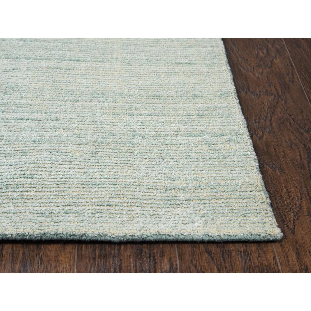 Hand Loomed Cut & Loop Pile Viscose/ Wool Rug, 9' x 12'. Picture 3