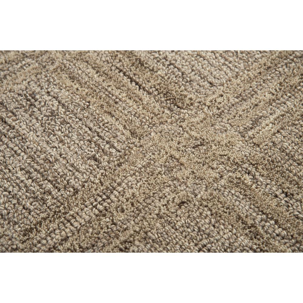 Hand Tufted Cut & Loop Pile Wool Rug, 8' x 10'. Picture 9