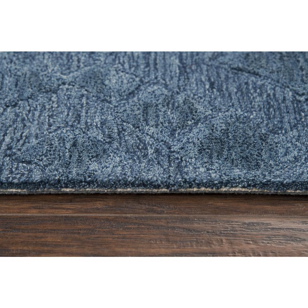 Hand Tufted Cut & Loop Pile Wool Rug, 8' x 10'. Picture 11