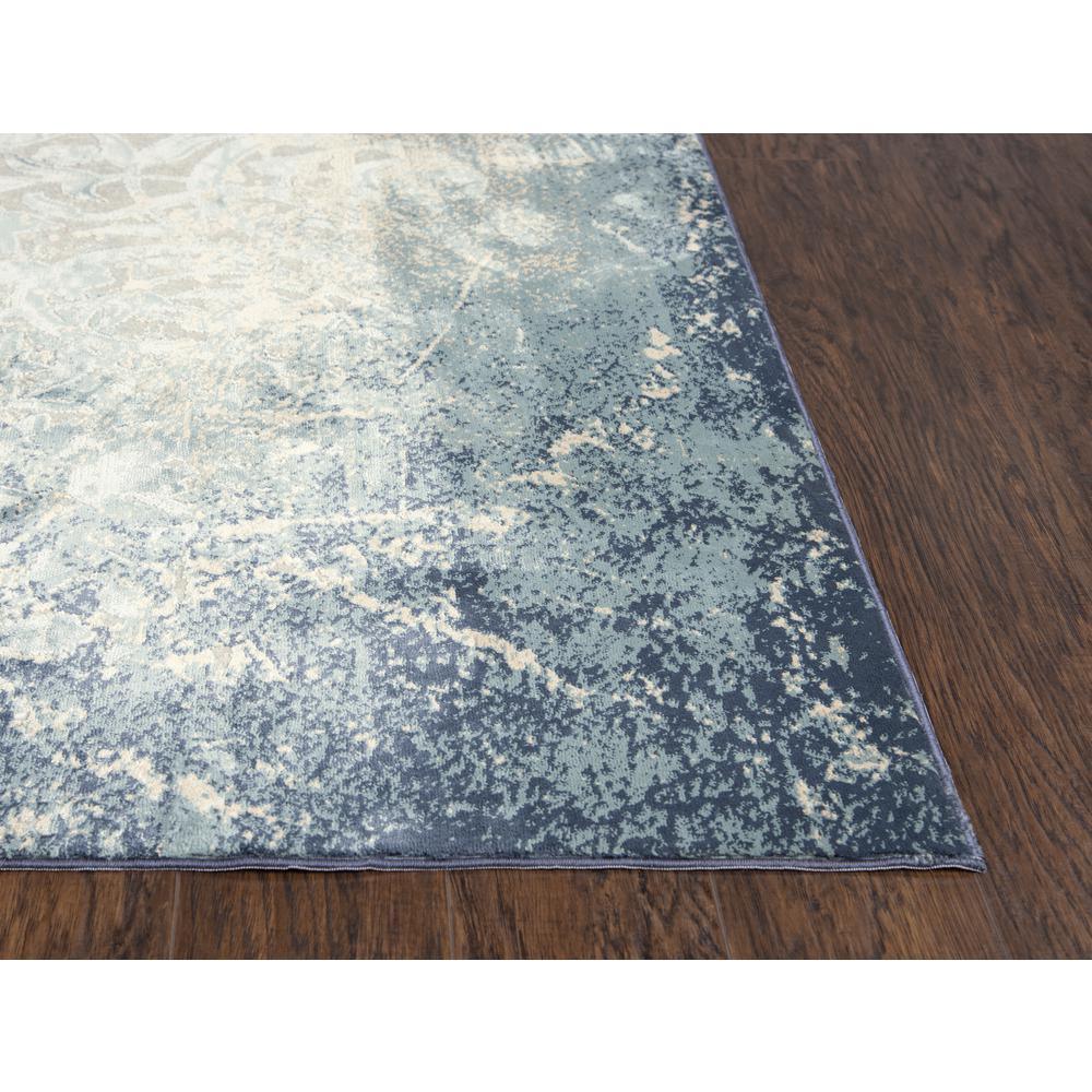 Glamour Blue 5'3"x7'6" Power-Loomed Rug- GM1000. Picture 1