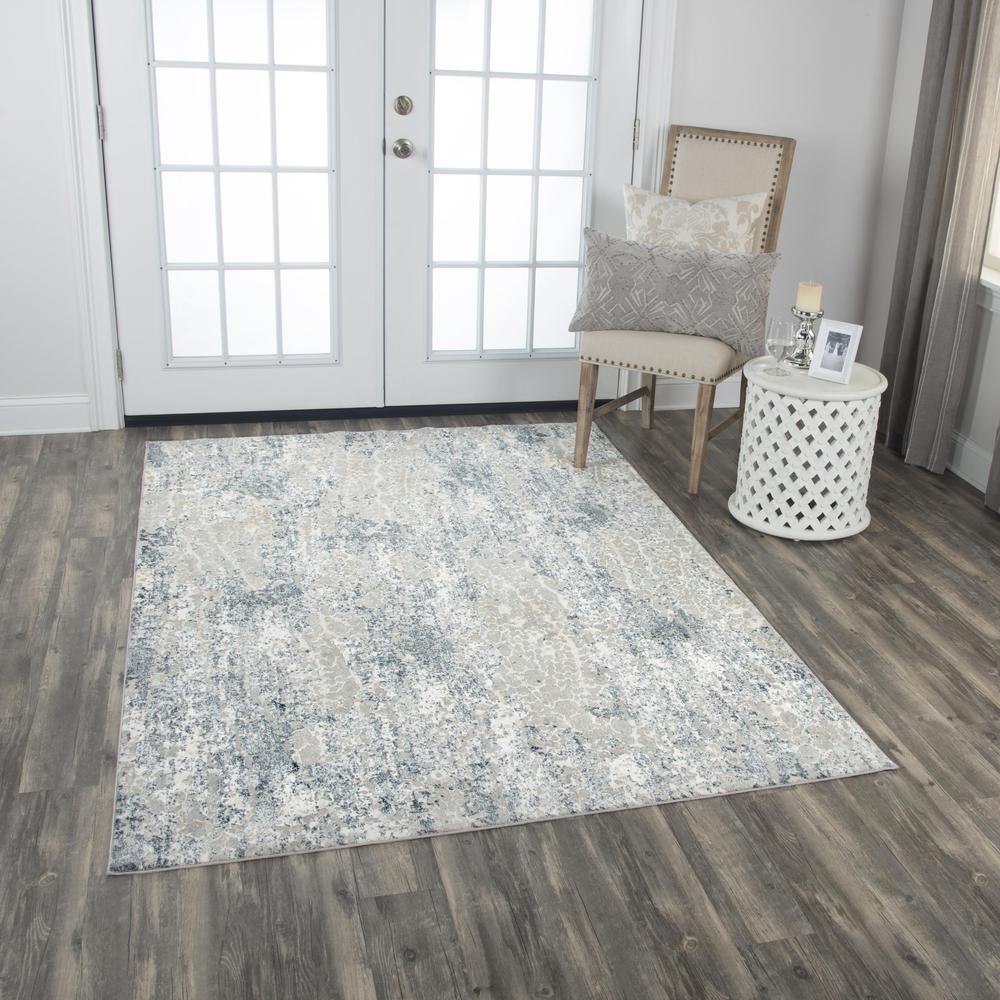 Glamour Neutral 5'3"x7'6" Power-Loomed Rug- GM1007. Picture 2