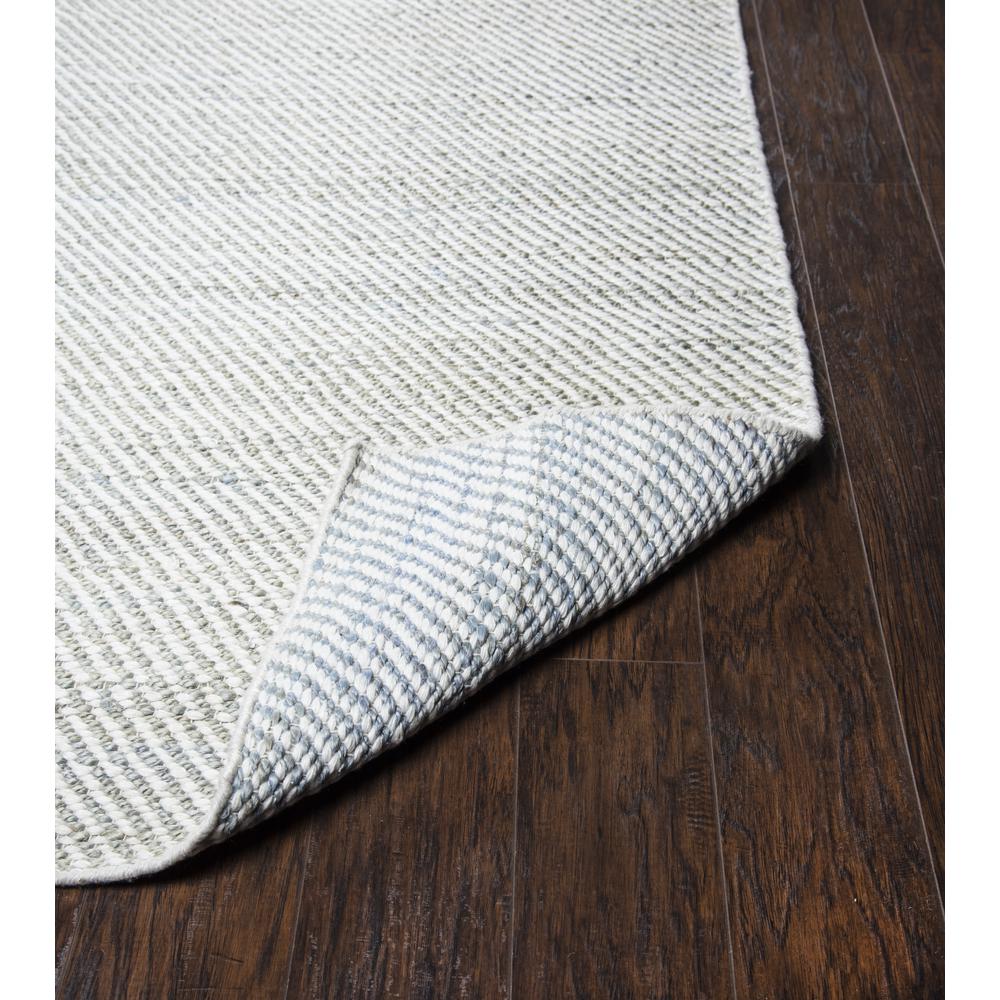 Hand Woven Flat Weave Pile Jute/ Wool Rug, 2'6" x 8'. Picture 2