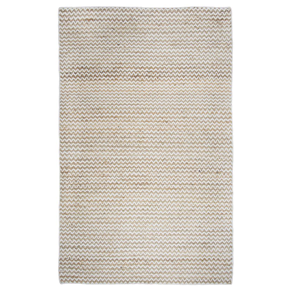 Hand Woven Flat Weave Pile Jute/ Wool Rug, 2'6" x 8'. Picture 5
