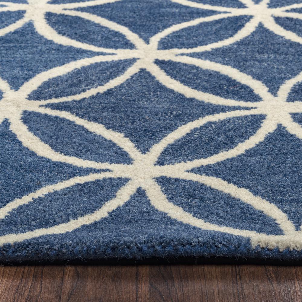 Holland Blue 9' x 12' Hand-Tufted Rug- HO1000. Picture 5