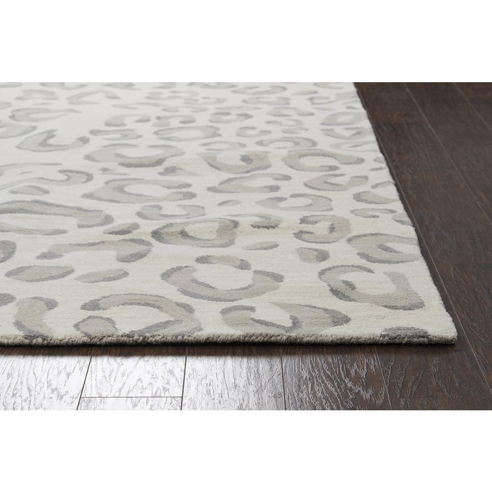 Liberty Gray 5' x 8' Hand-Tufted Rug- LB1002. Picture 6