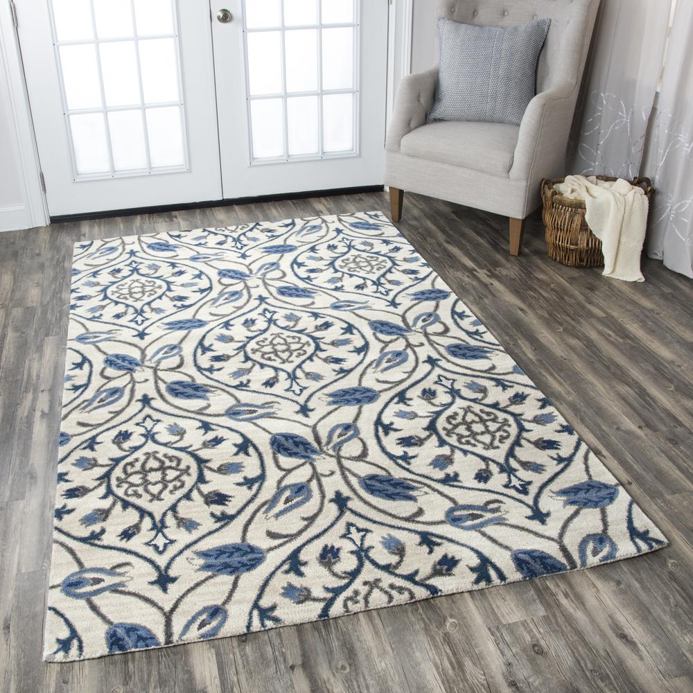 Liberty Neutral 9' x 12' Hand-Tufted Rug- LB1021. Picture 5
