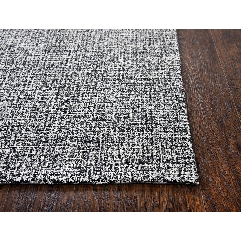 London Black 9' x 12' Hand-Tufted Rug- LD1000. Picture 9