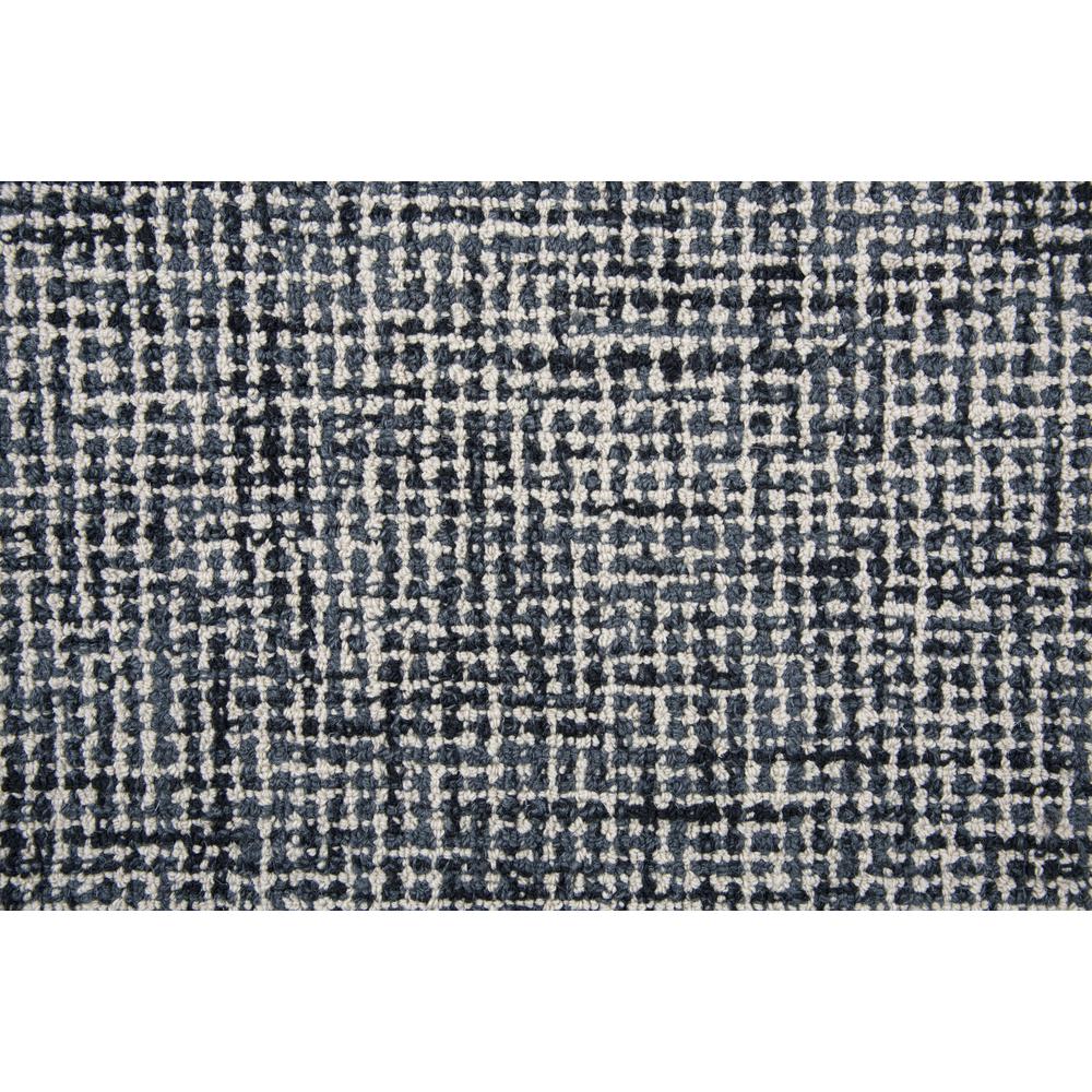 Hand Tufted Loop Pile Wool Rug, 5' x 8'. Picture 4