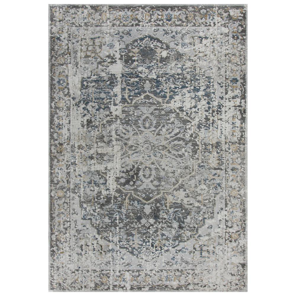 Power Loomed Cut Pile Polypropylene/ Polyester Rug, 5'3" x 7'6". Picture 11