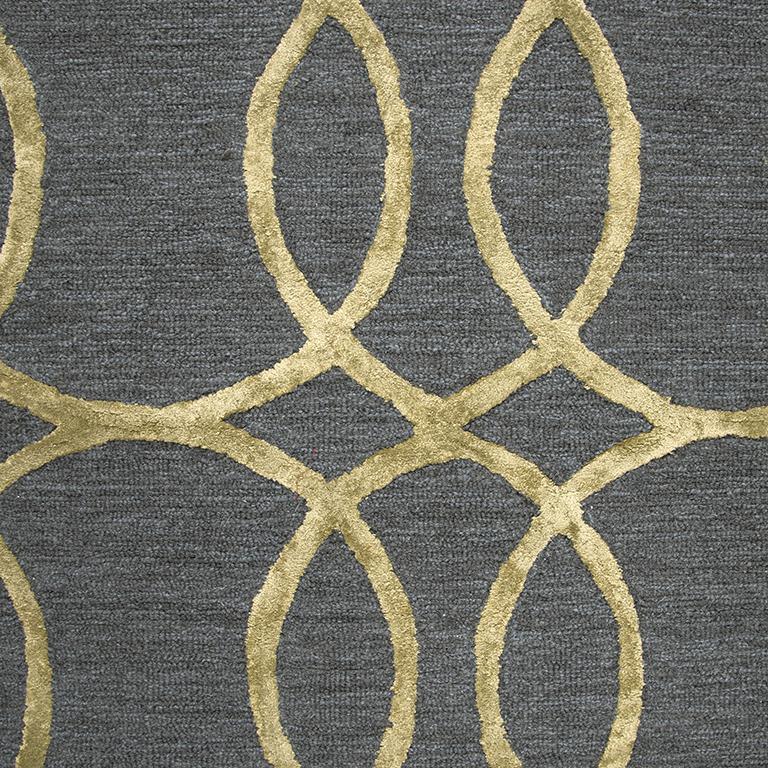 Madison Gray 5' x 8' Hand-Tufted Rug- MI1002. Picture 7