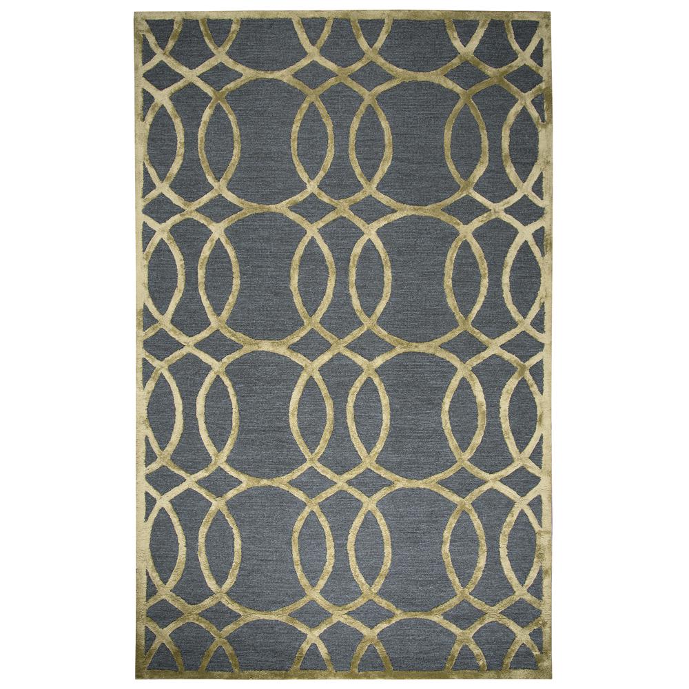 Madison Gray 5' x 8' Hand-Tufted Rug- MI1002. Picture 3