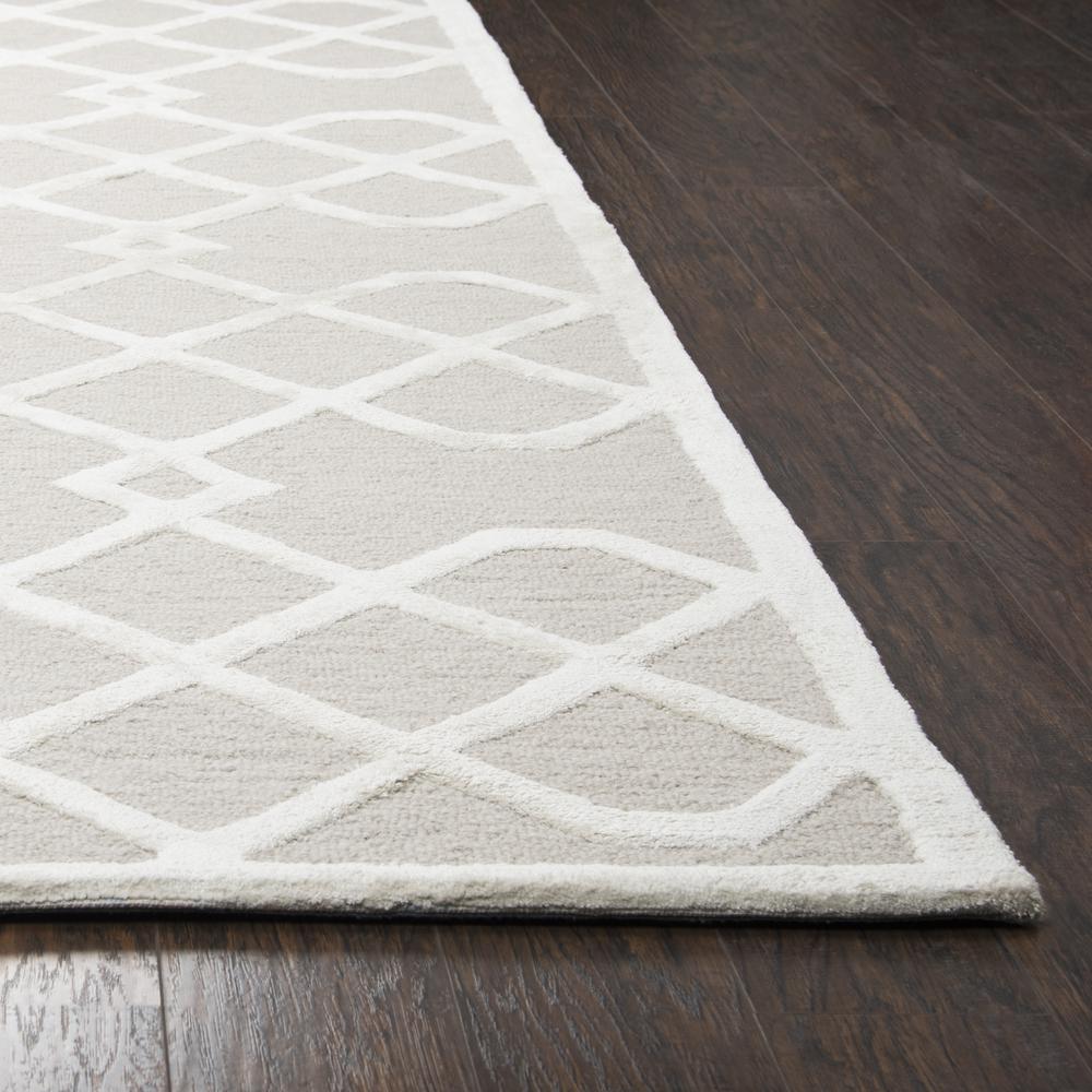 Madison Neutral 5' x 8' Hand-Tufted Rug- MI1011. Picture 1