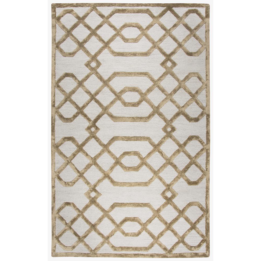 Madison Neutral 5' x 8' Hand-Tufted Rug- MI1012. Picture 11