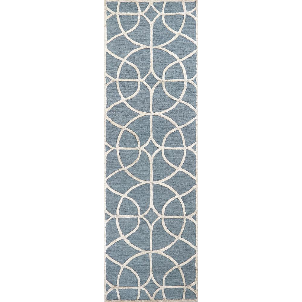 Madison Blue 5' x 8' Hand-Tufted Rug- MI1014. Picture 10