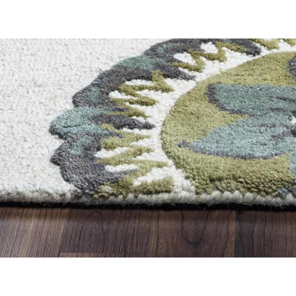 Milan Neutral 9' x 12' Hand-Tufted Rug- ML1011. Picture 5