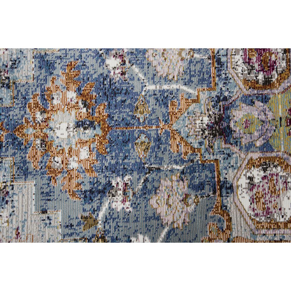 Morocco Blue 5' x 7' Power-Loomed Rug- MR1001. Picture 9