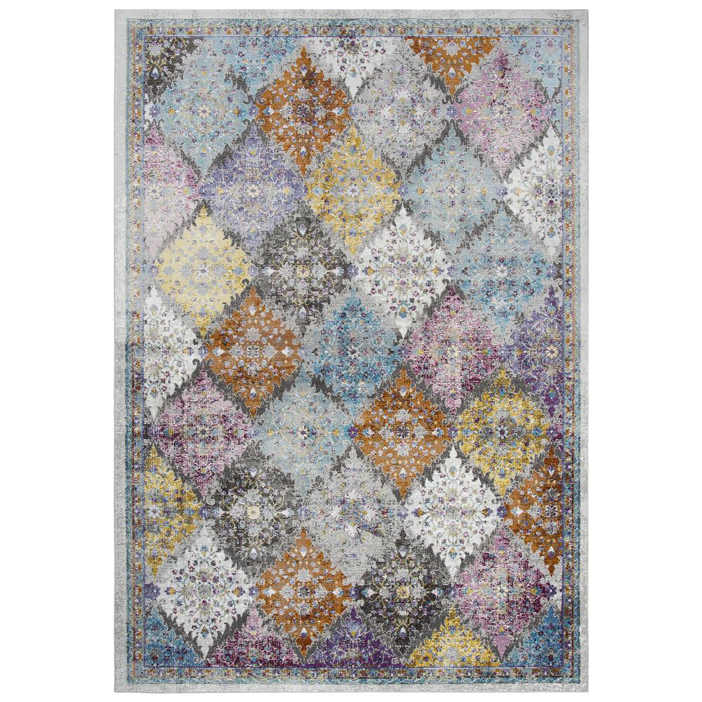 Morocco Neutral 5' x 7' Power-Loomed Rug- MR1007. Picture 10