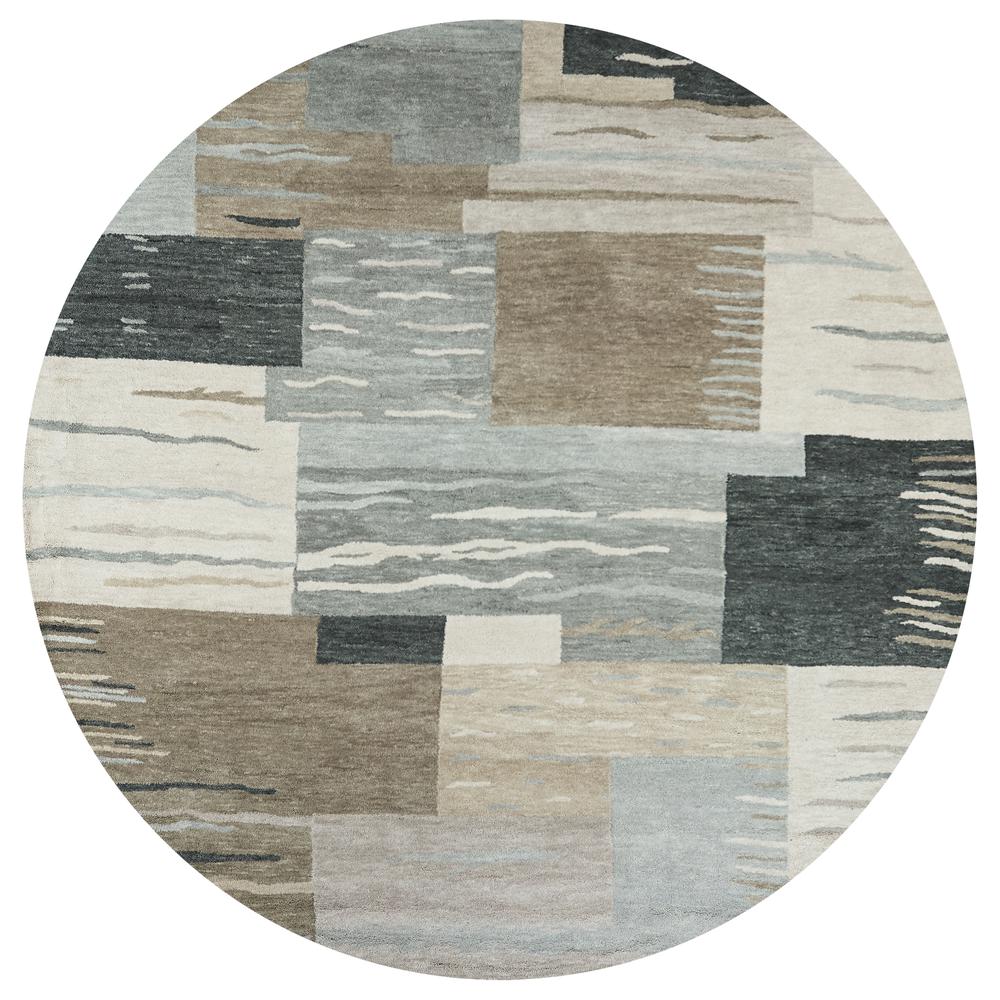 Napoli Neutral 9' x 12' Hand-Tufted Rug- NP1001. Picture 5