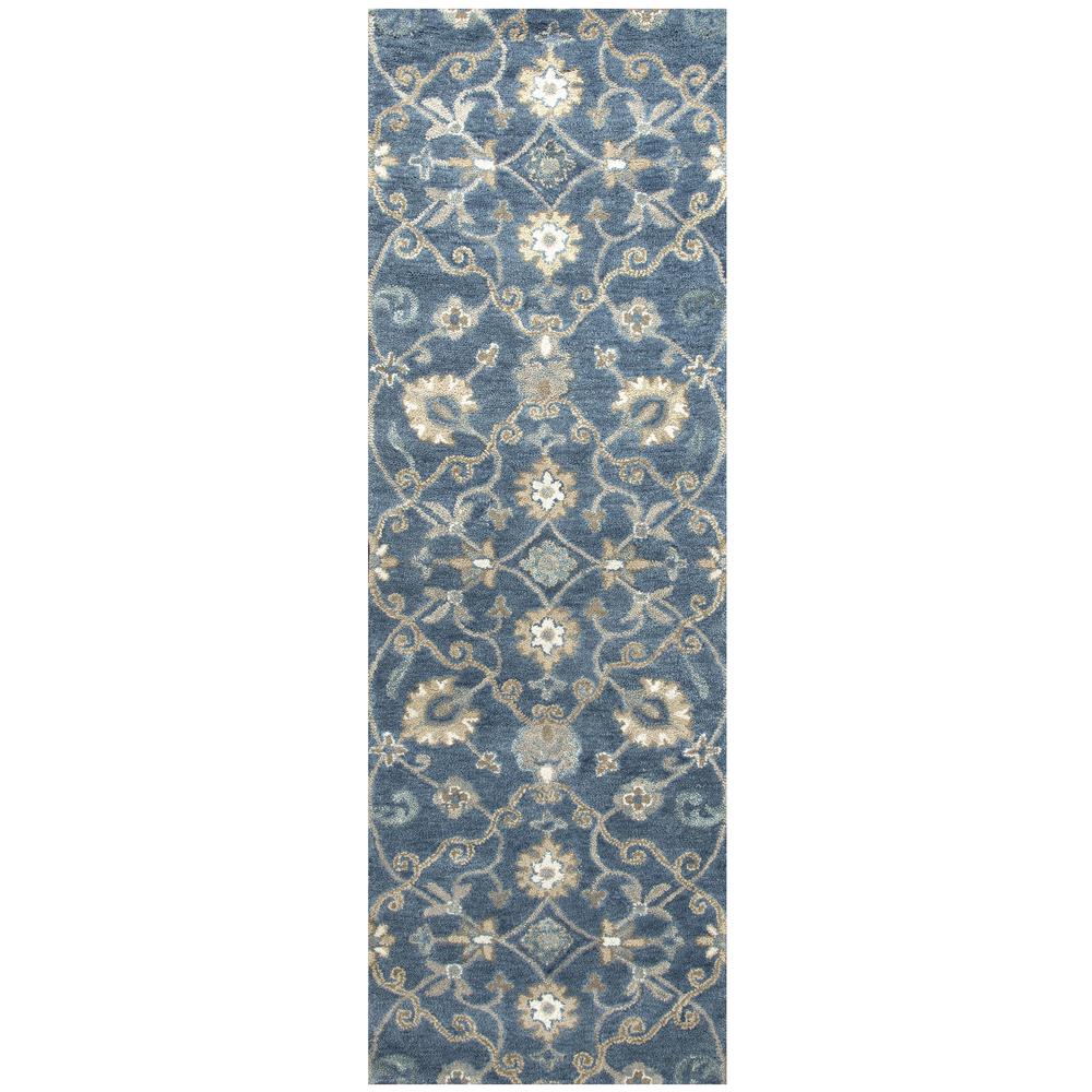 Napoli Blue 9' x 12' Hand-Tufted Rug- NP1003. Picture 7