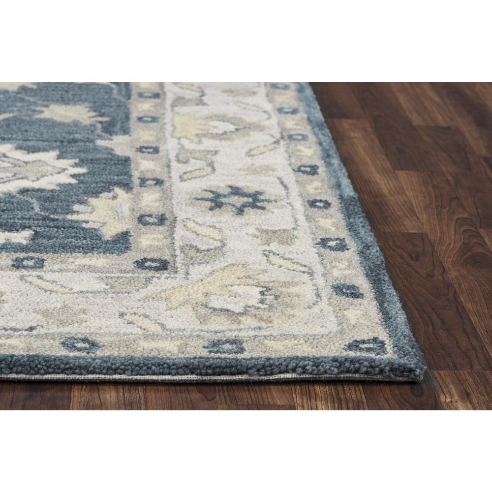 Napoli Blue 5' x 8' Hand-Tufted Rug- NP1020. The main picture.