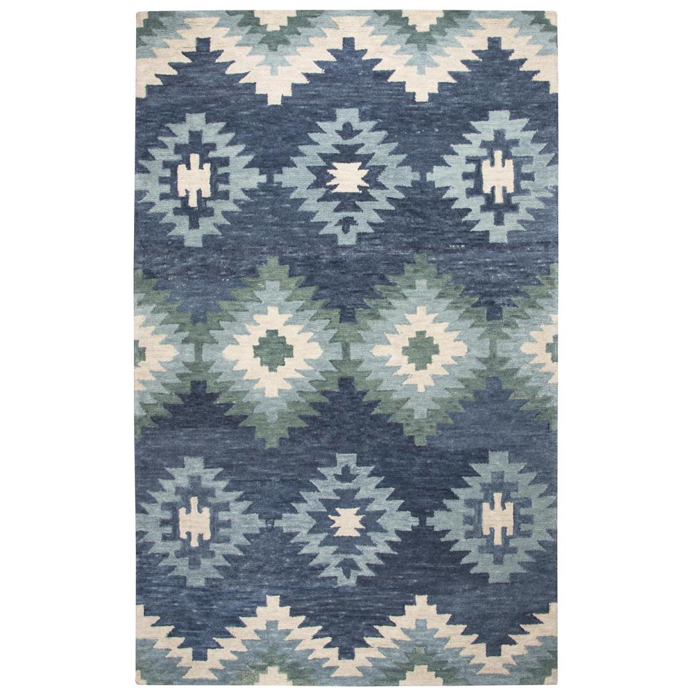 Hand Tufted Cut Pile Wool Rug, 9' x 12'. Picture 1