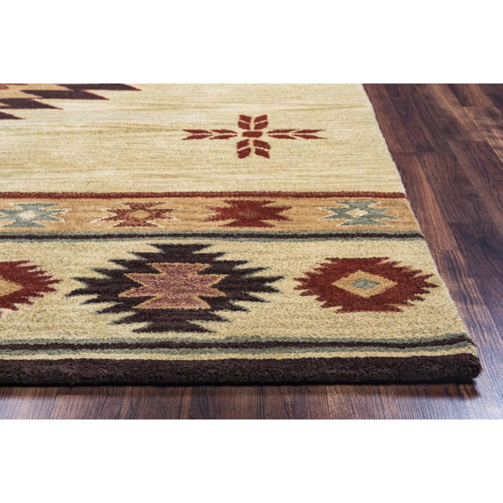 Hand Tufted Cut Pile Wool Rug, 12' x 15'. Picture 3