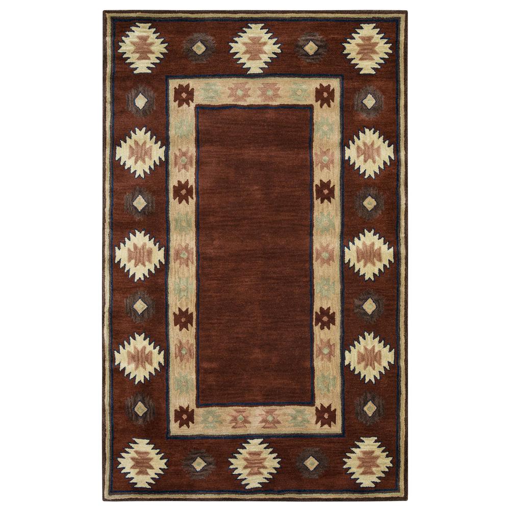 Hand Tufted Cut Pile Wool Rug, 3' x 5'. Picture 1