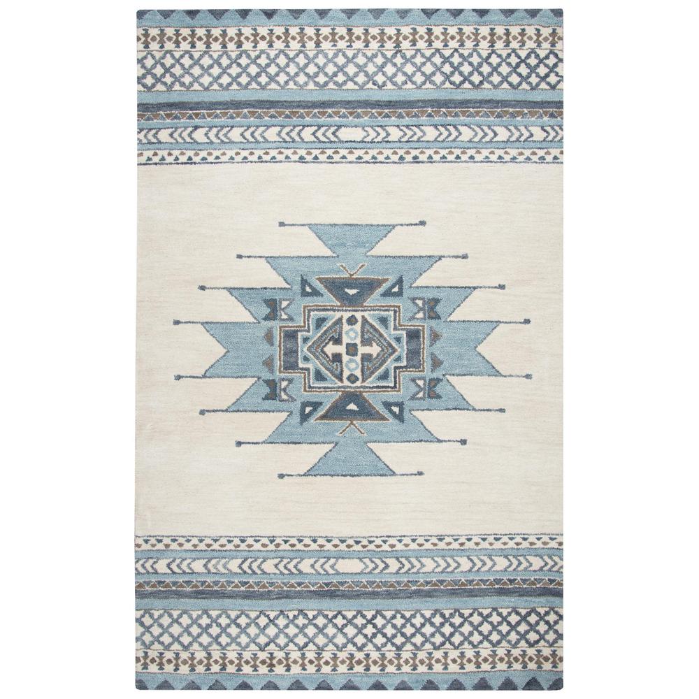 Hand Tufted Cut Pile Wool Rug, 8' x 10'. Picture 1