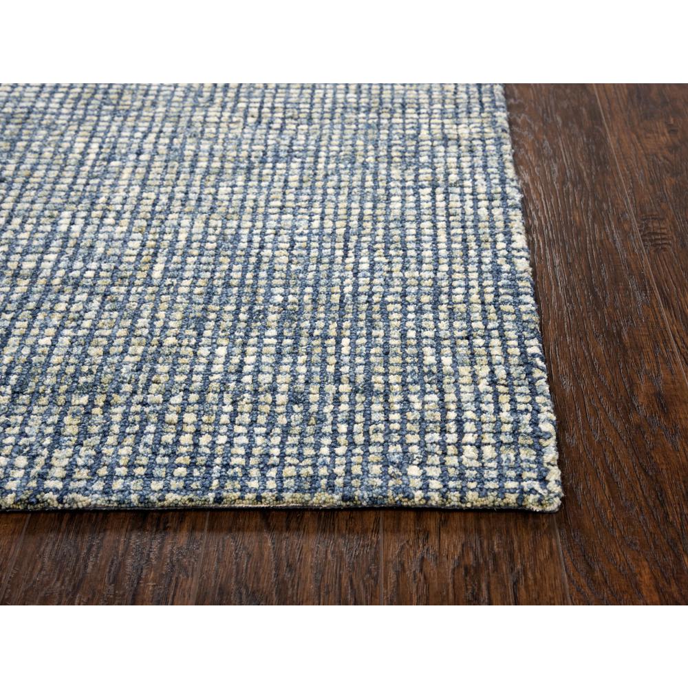 Hand Tufted Cut & Loop Pile Wool Rug, 3' x 5'. Picture 3
